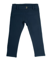 CREW BASICS PONTE SLIM PANTS